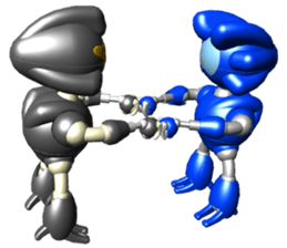 Space observer - part4 (3DCG) sticker #3210795