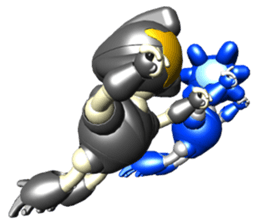 Space observer - part4 (3DCG) sticker #3210796