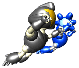 Space observer - part4 (3DCG) sticker #3210796