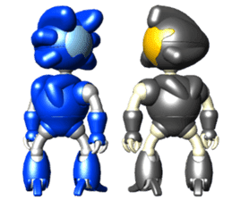 Space observer - part4 (3DCG) sticker #3210797