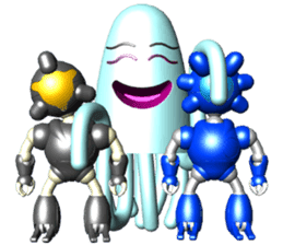 Space observer - part4 (3DCG) sticker #3210800