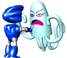 Space observer - part4 (3DCG) sticker #3210801