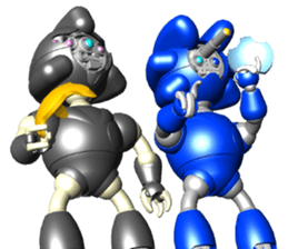 Space observer - part4 (3DCG) sticker #3210809