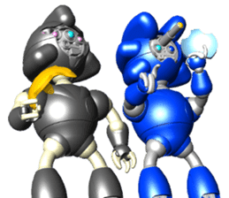 Space observer - part4 (3DCG) sticker #3210809