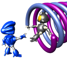 Space observer - part4 (3DCG) sticker #3210810