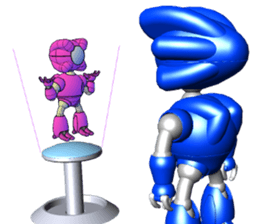 Space observer - part4 (3DCG) sticker #3210818