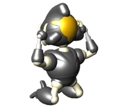 Space observer - part4 (3DCG) sticker #3210822