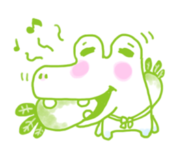 Crocodile lover radishPakukupa sticker #3211151