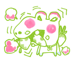 Crocodile lover radishPakukupa sticker #3211152