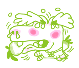 Crocodile lover radishPakukupa sticker #3211154