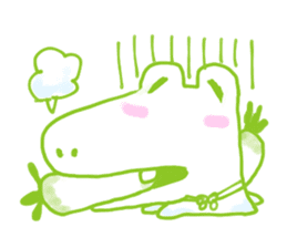 Crocodile lover radishPakukupa sticker #3211155