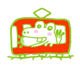 Crocodile lover radishPakukupa sticker #3211158