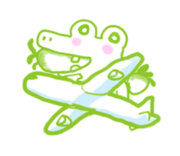 Crocodile lover radishPakukupa sticker #3211159