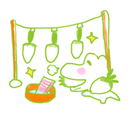 Crocodile lover radishPakukupa sticker #3211163