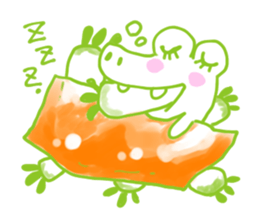 Crocodile lover radishPakukupa sticker #3211165