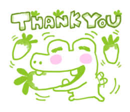 Crocodile lover radishPakukupa sticker #3211166