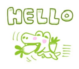 Crocodile lover radishPakukupa sticker #3211167
