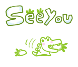 Crocodile lover radishPakukupa sticker #3211169