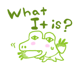 Crocodile lover radishPakukupa sticker #3211175