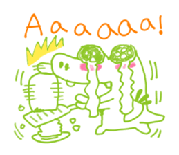 Crocodile lover radishPakukupa sticker #3211178
