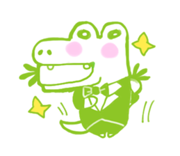 Crocodile lover radishPakukupa sticker #3211181