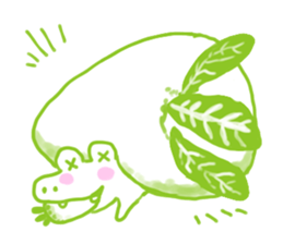 Crocodile lover radishPakukupa sticker #3211182