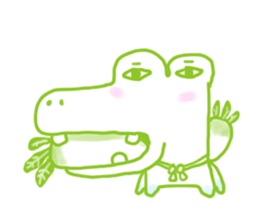 Crocodile lover radishPakukupa sticker #3211183