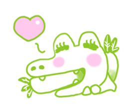 Crocodile lover radishPakukupa sticker #3211185