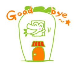 Crocodile lover radishPakukupa sticker #3211186