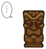 Hula Lehua Hawaiian sticker R sticker #3211316