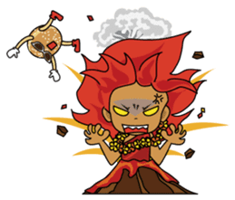 Hula Lehua Hawaiian sticker R sticker #3211317