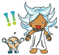 Hula Lehua Hawaiian sticker R sticker #3211318