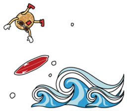 Hula Lehua Hawaiian sticker R sticker #3211332