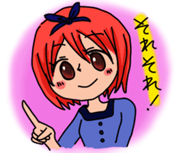 Daily life of girl sticker #3211387