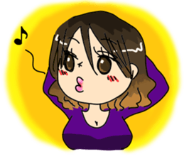 Daily life of girl sticker #3211388