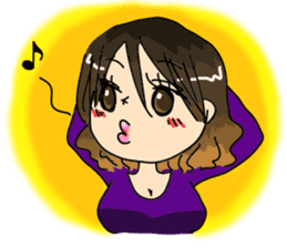 Daily life of girl sticker #3211388