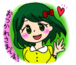 Daily life of girl sticker #3211392