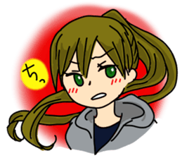 Daily life of girl sticker #3211397