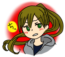 Daily life of girl sticker #3211397