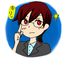 Daily life of girl sticker #3211398