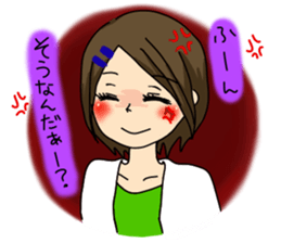 Daily life of girl sticker #3211401