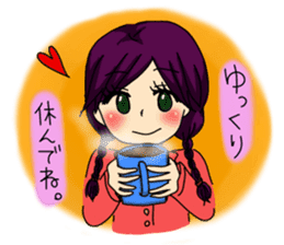 Daily life of girl sticker #3211404