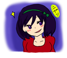 Daily life of girl sticker #3211408