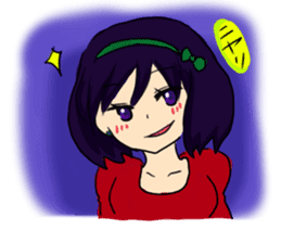 Daily life of girl sticker #3211408