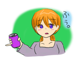 Daily life of girl sticker #3211410