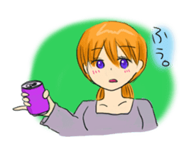 Daily life of girl sticker #3211410