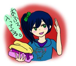 Daily life of girl sticker #3211411