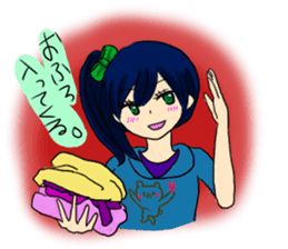 Daily life of girl sticker #3211411