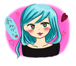 Daily life of girl sticker #3211413