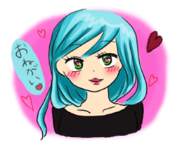 Daily life of girl sticker #3211413